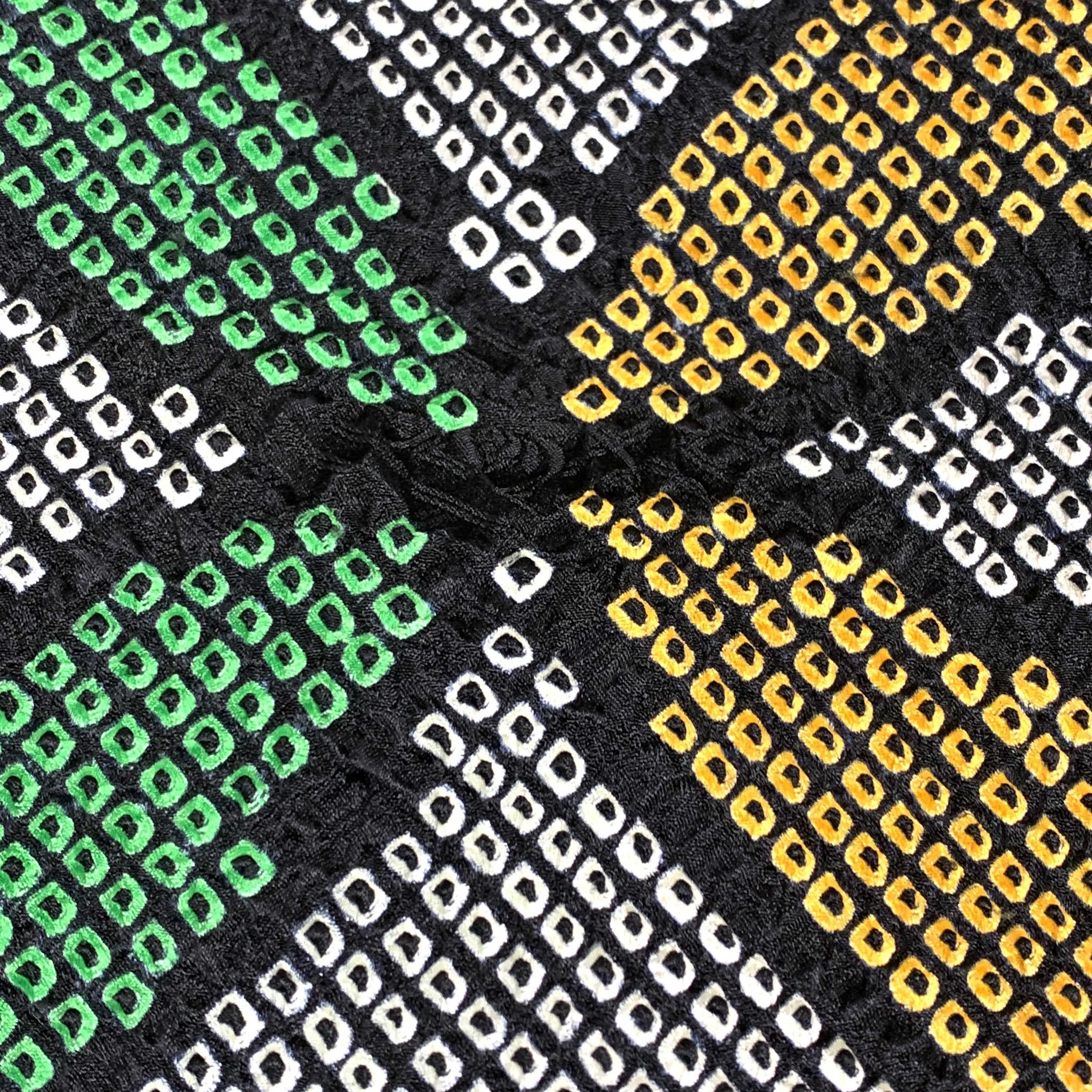 上質【正絹】着物リメイク 総絞りの訪問着ドレス&ボレロショールのセット／キャミワンピース／結婚式・パーティ等に［350］