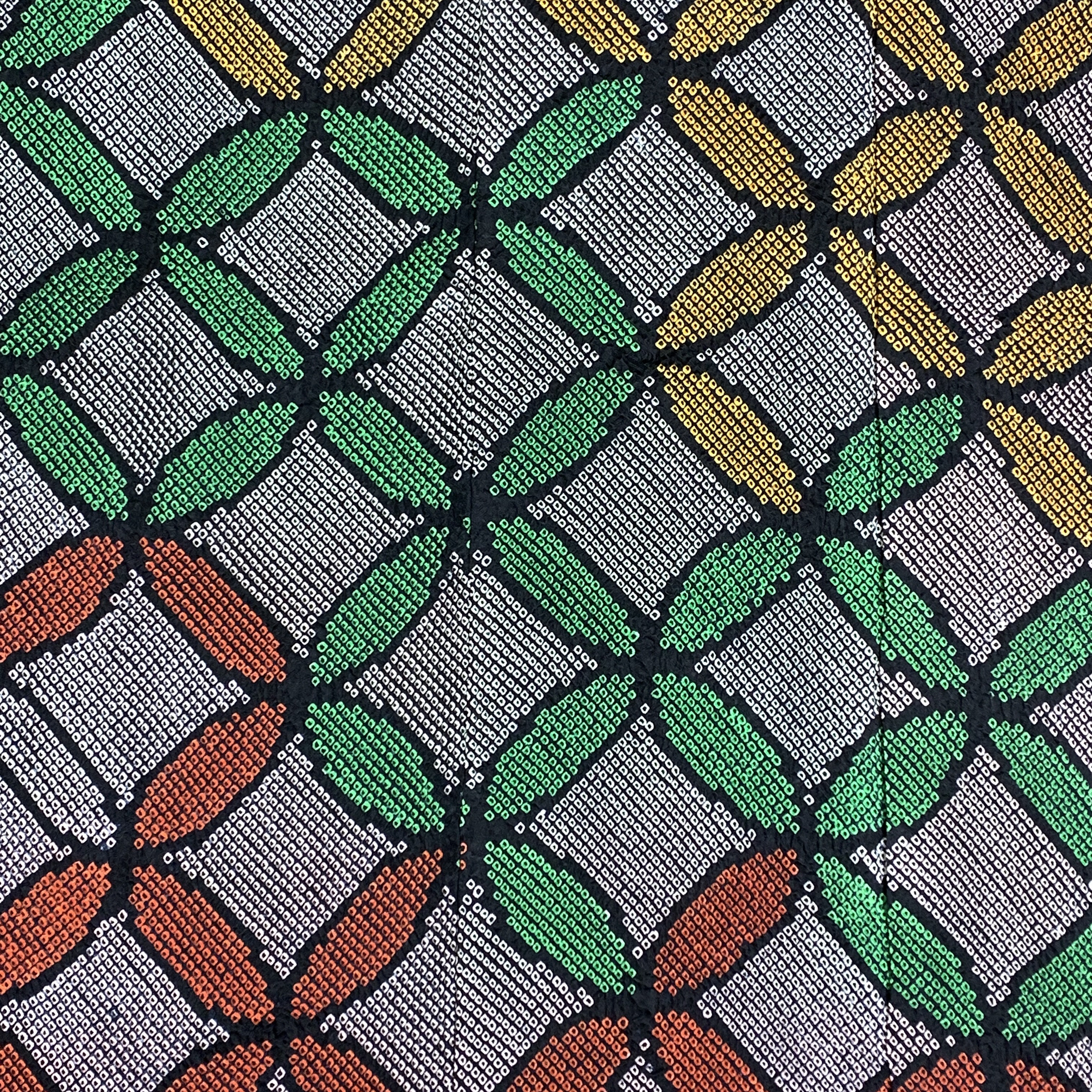 上質【正絹】着物リメイク 総絞りの訪問着ドレス&ボレロショールのセット／キャミワンピース／結婚式・パーティ等に［350］