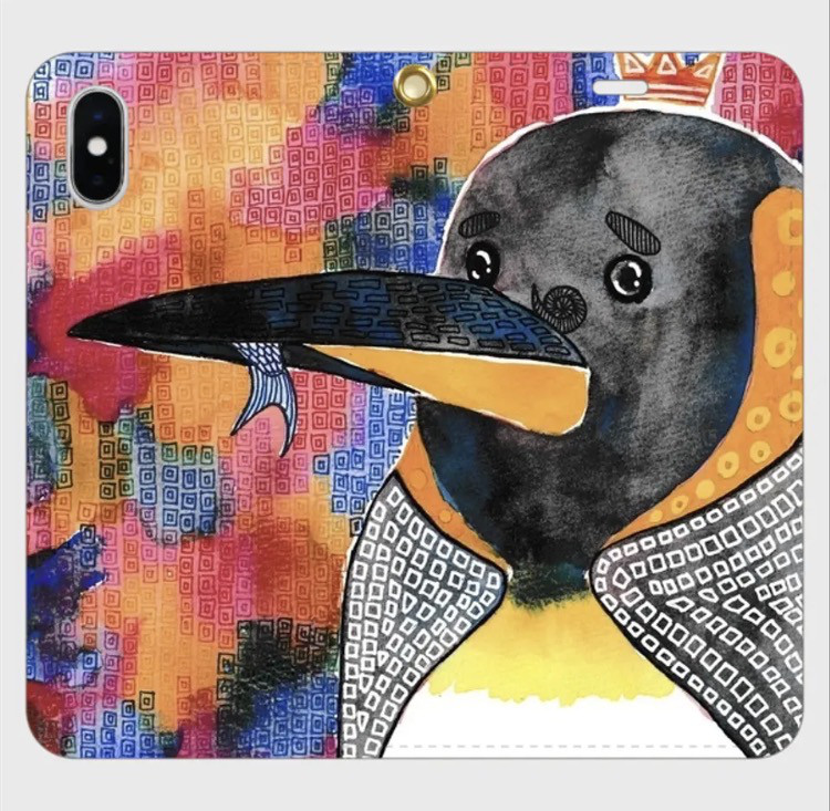 王様ってこんなんだっけ？｜キングペンギン・オルマーレ公爵の帯なしiPhoneケース