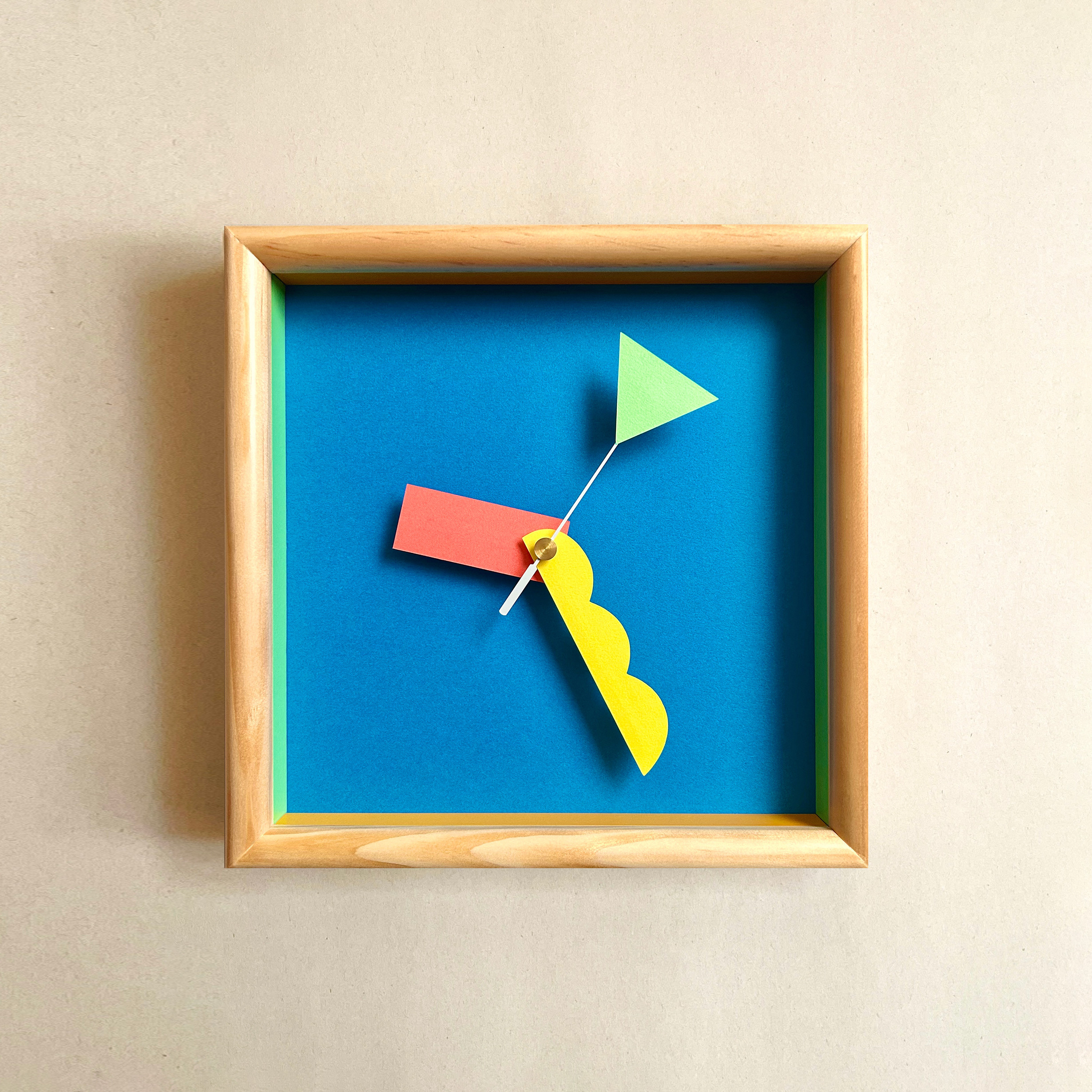 装飾時計［木製］S001