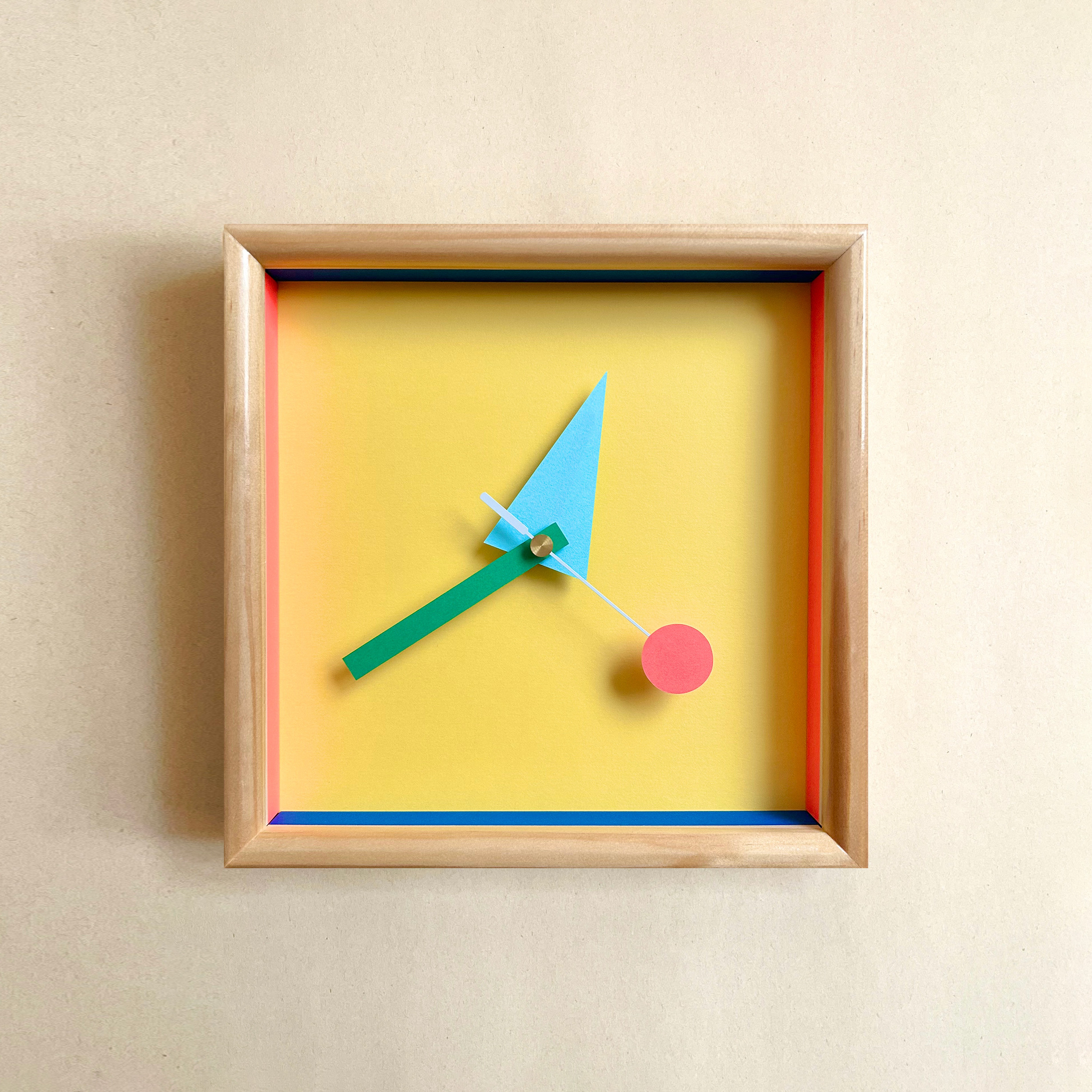 装飾時計［木製］S002