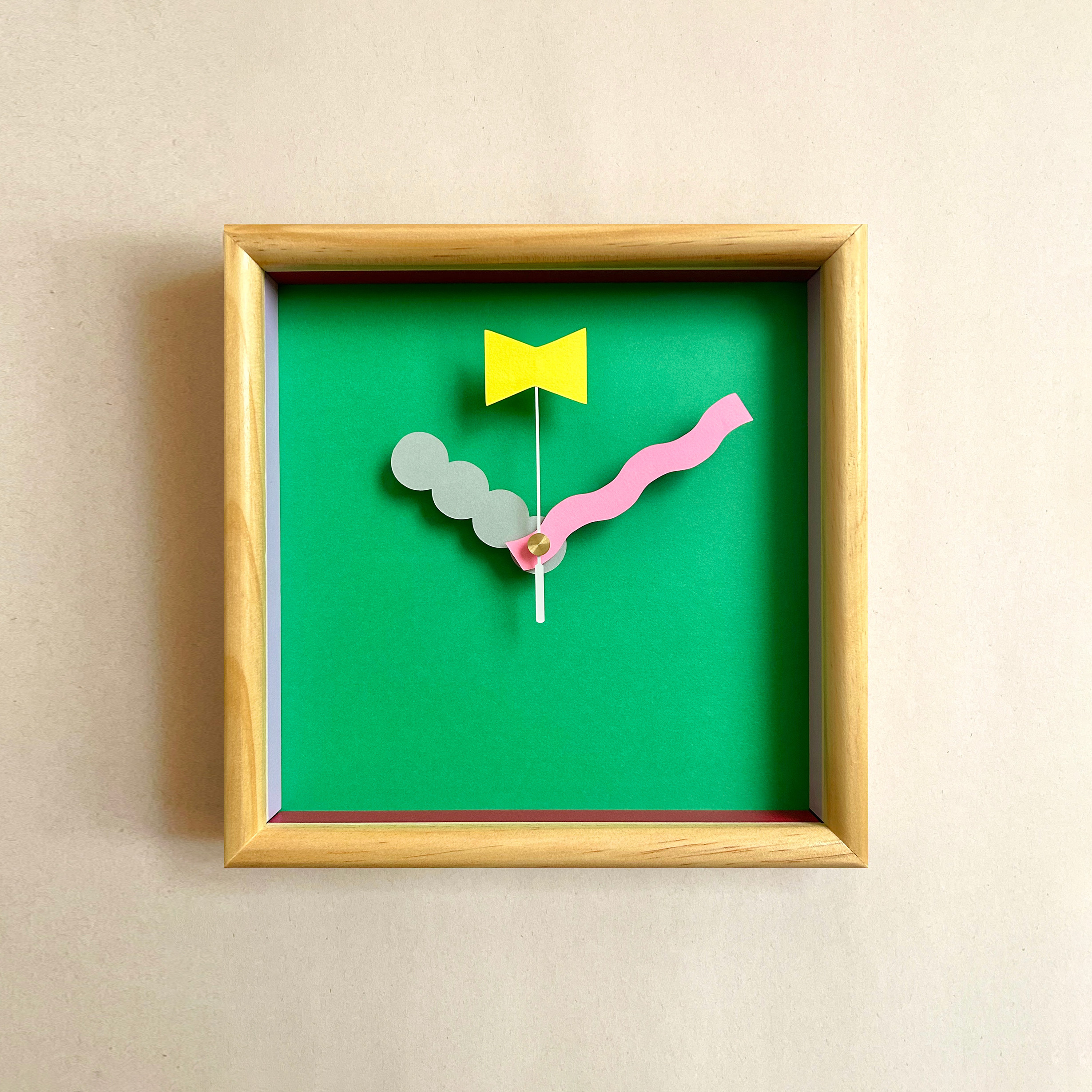 装飾時計［木製］S003