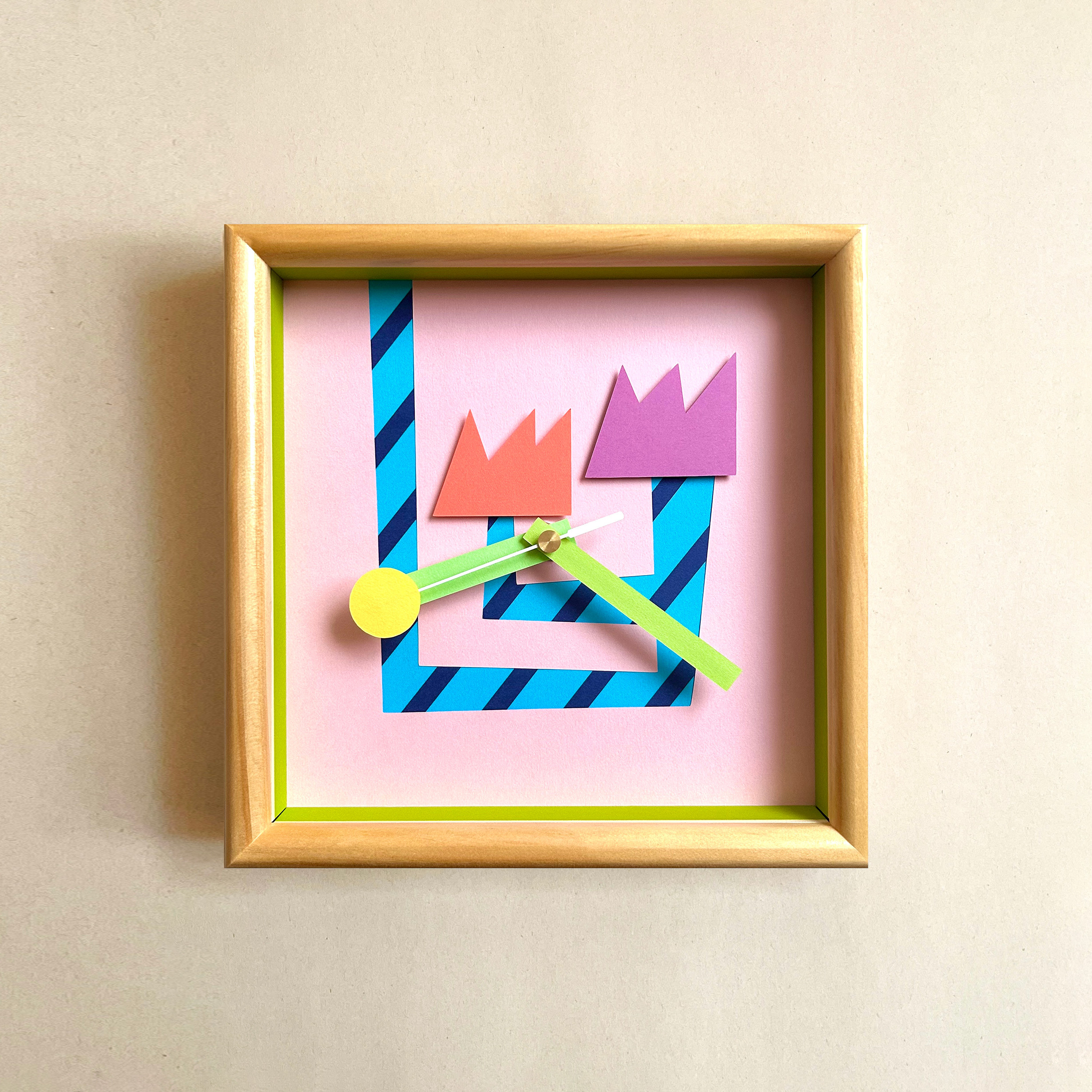 装飾時計［木製］S103