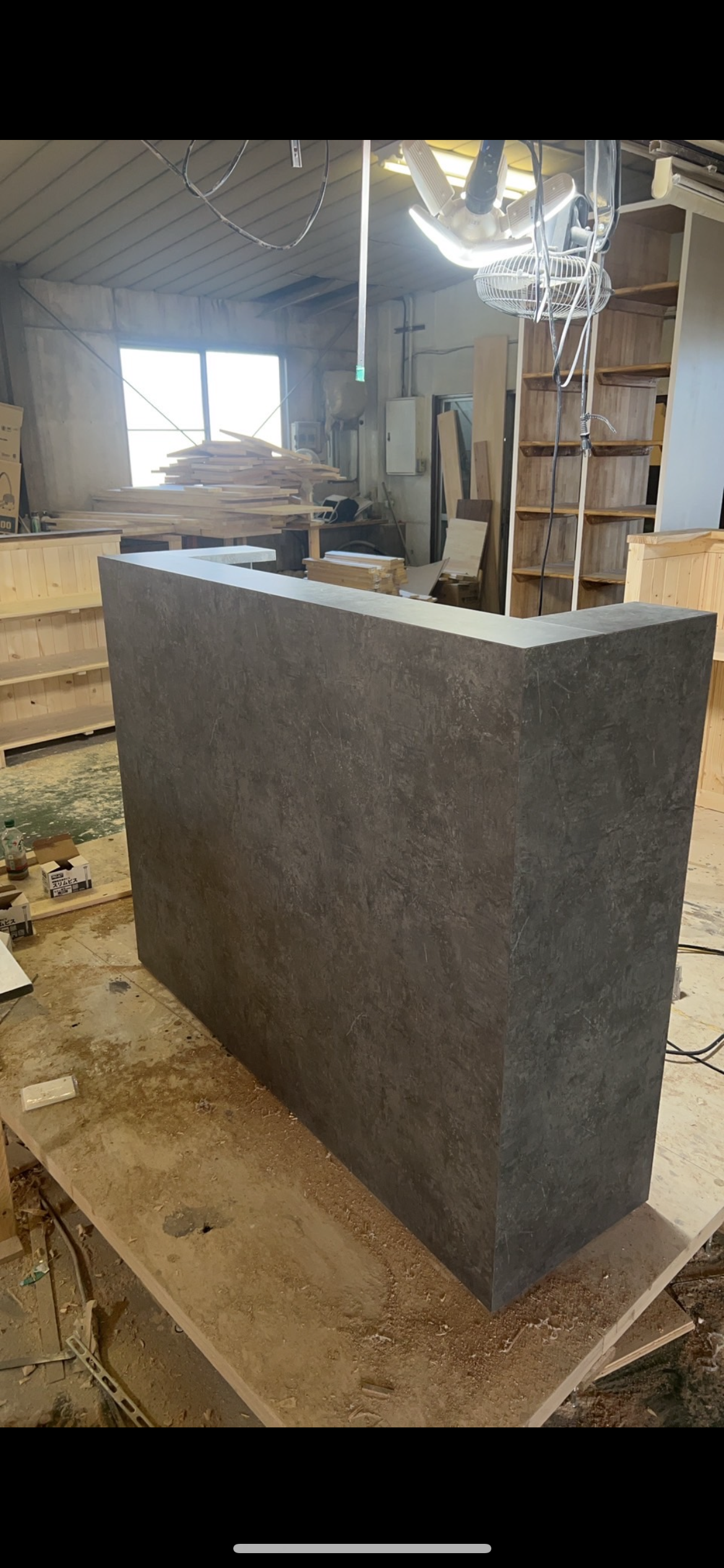 メラミン　レジカウンター　受付カウンター 60,500円