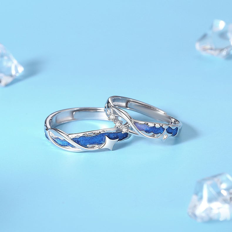 《銀河駆ける彗星》ペアデザイン・シルバーリング