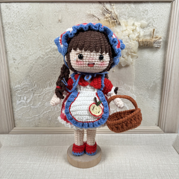 毛糸 手作り 編みぐるみ 人形 Doll 置物 バッグチャーム【クリスマス