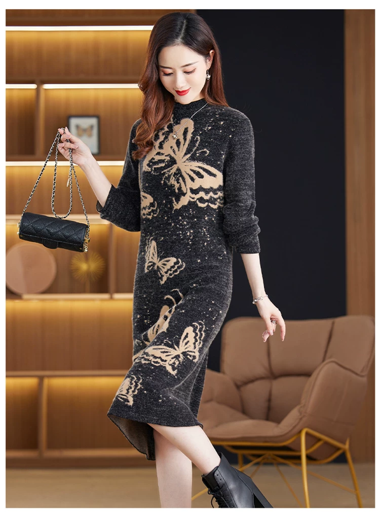 ワンピース トップス 受注制作 通勤 長袖 ポケット付き 防寒 太コーデュロイ生地 秋冬コート お出かけ 誕生日 記念日