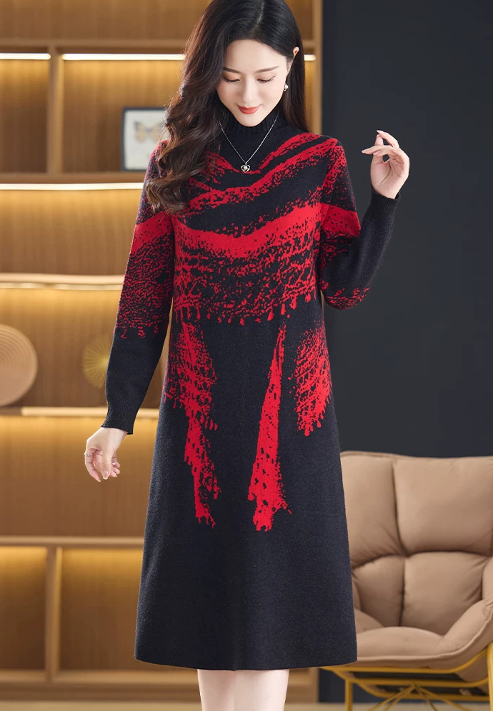 冬 2025新作 ワンピース 通学・カジュアル・旅行・ショルダーバッグ・シンプル 保温 長袖 トップス 受注制作 通勤