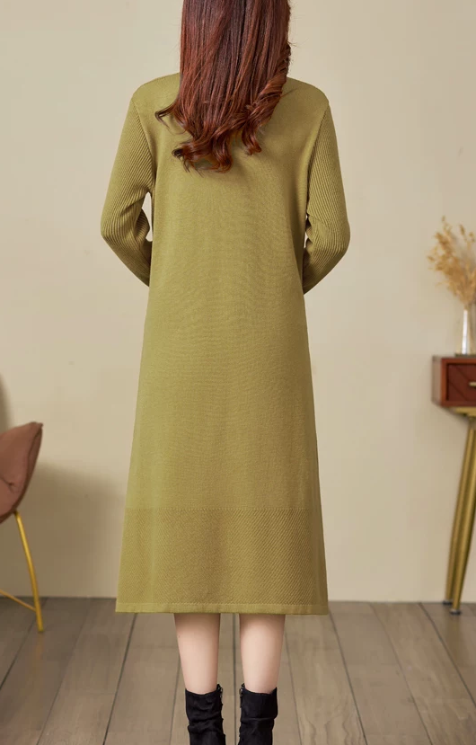 冬 2025新作 ワンピース 通学・カジュアル・旅行・ショルダーバッグ・シンプル 保温 長袖 トップス 受注制作 通勤