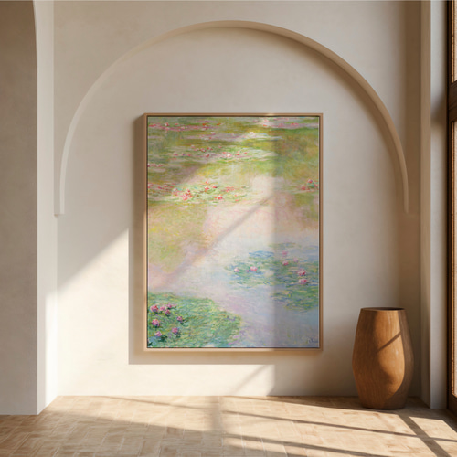 モネ 睡蓮 アートポスター 印象派 絵画 アンティーク インテリア