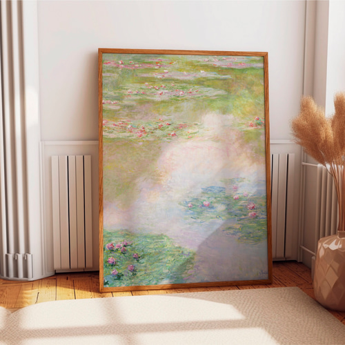モネ 睡蓮 アートポスター 印象派 絵画 アンティーク インテリア