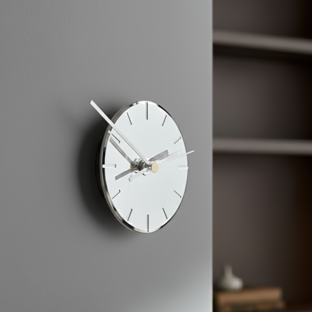 ひかりを楽しむ掛け時計〈銀河〉9cm｜ちいさな時計｜輝きを与える光のインテリア