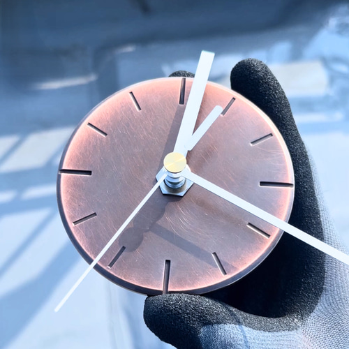 期間限定価格】ひかりを楽しむ掛け時計〈木陰〉9cm｜ちいさな時計