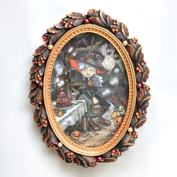 原画【一点物】「天使の梯子」 アンティーク風なペン画のインテリア