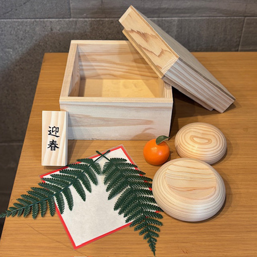 木製鏡餅 ひのきの鏡餅 木箱セット 鏡餅 Kokonoe-Wood 通販 19983749