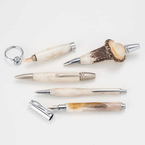自然の恵みに感謝・鹿ツノ・ボールペン MTP2520 PARKER type 送料無料