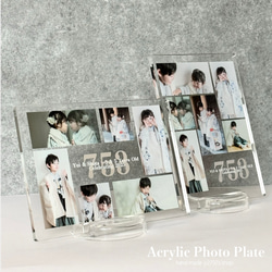 753｜縦横ver｜七五三｜アクリル｜フォトパネル｜スタンド付き｜簡易ラッピング｜写真｜記念 9枚目の画像