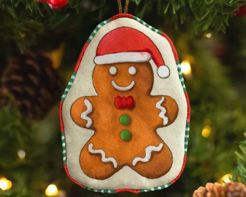 ジンジャーマン】クリスマスオーナメント ガーランド たまにはどこかへ