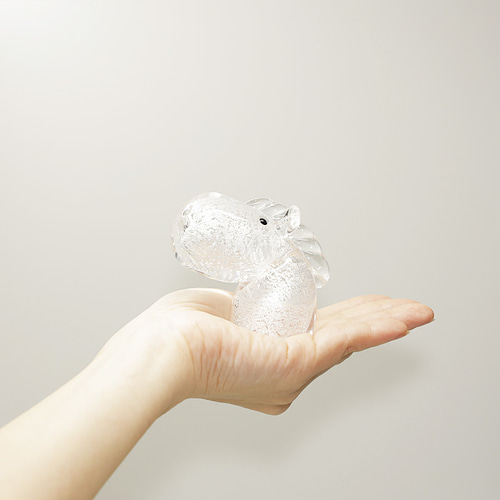 2026年 干支 午 置物 ガラス製 Glass Studio Uka 馬 うま 窯元