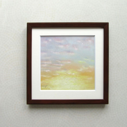 淡い夕空の街（パステル画 原画 額縁付き） 絵画 takiyo 通販 18393945