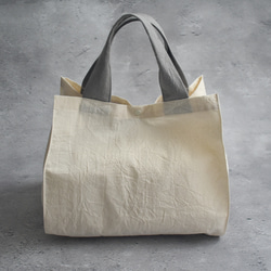 横広エコバッグ・コットン（内ポケット付き）/コンビニ/お弁当/お惣菜/パン屋さん 8枚目の画像