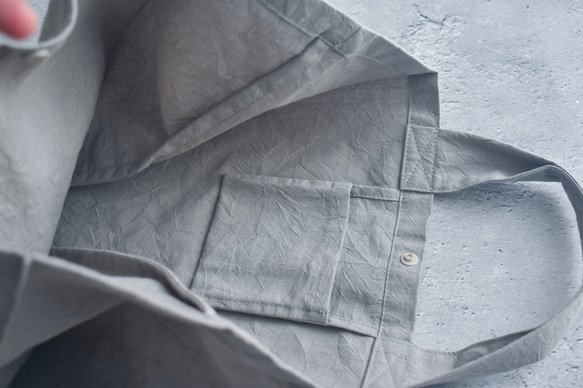 横広エコバッグ・コットン（内ポケット付き）/コンビニ/お弁当/お惣菜/パン屋さん 15枚目の画像