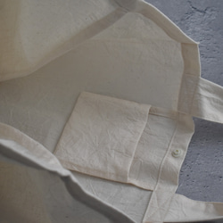 横広エコバッグ・コットン（内ポケット付き）/コンビニ/お弁当/お惣菜/パン屋さん 13枚目の画像