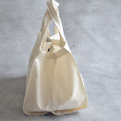 横広エコバッグ・コットン（内ポケット付き）/コンビニ/お弁当/お惣菜/パン屋さん 6枚目の画像