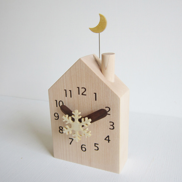 北の森　置き時計 2枚目の画像