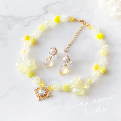 noakoma＊Autumn matte color - red ブレスレット + イヤリング セット