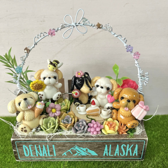 〜樹脂粘土の置物〜レジンコーティング済み 2枚目の画像