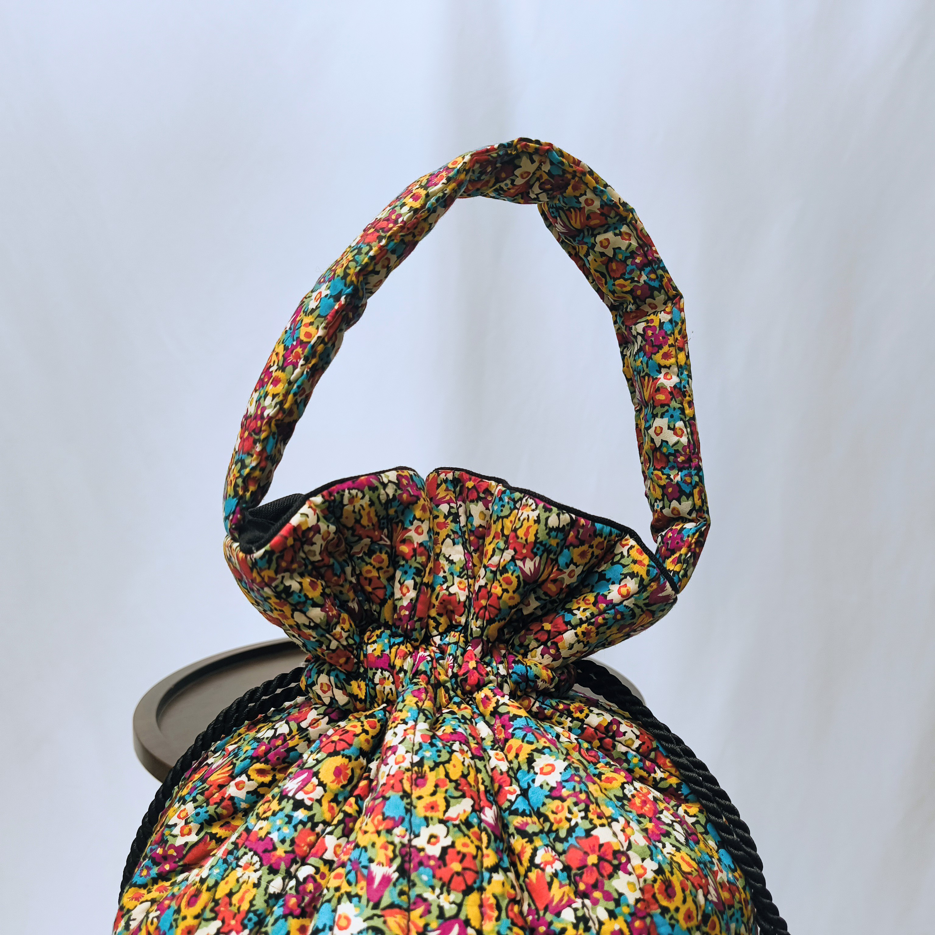 run run bag【アリス・ビクトリア】- リバティ生地  × キルト×  帆布 -