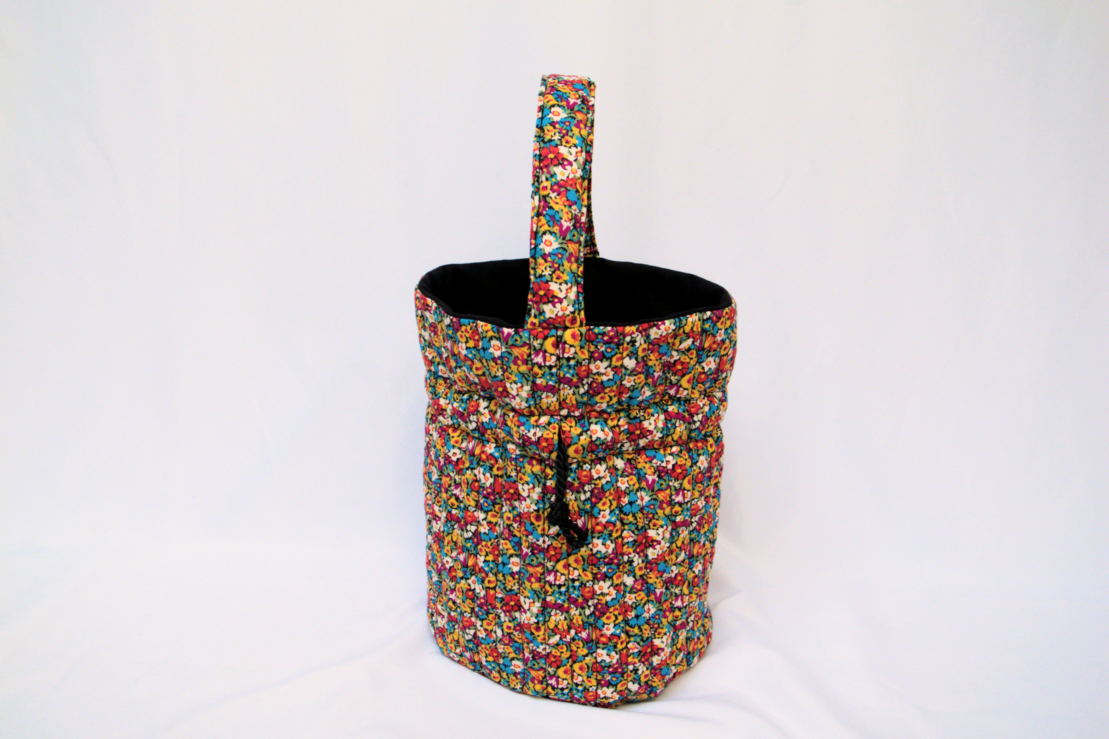 run run bag【アリス・ビクトリア】- リバティ生地  × キルト×  帆布 -