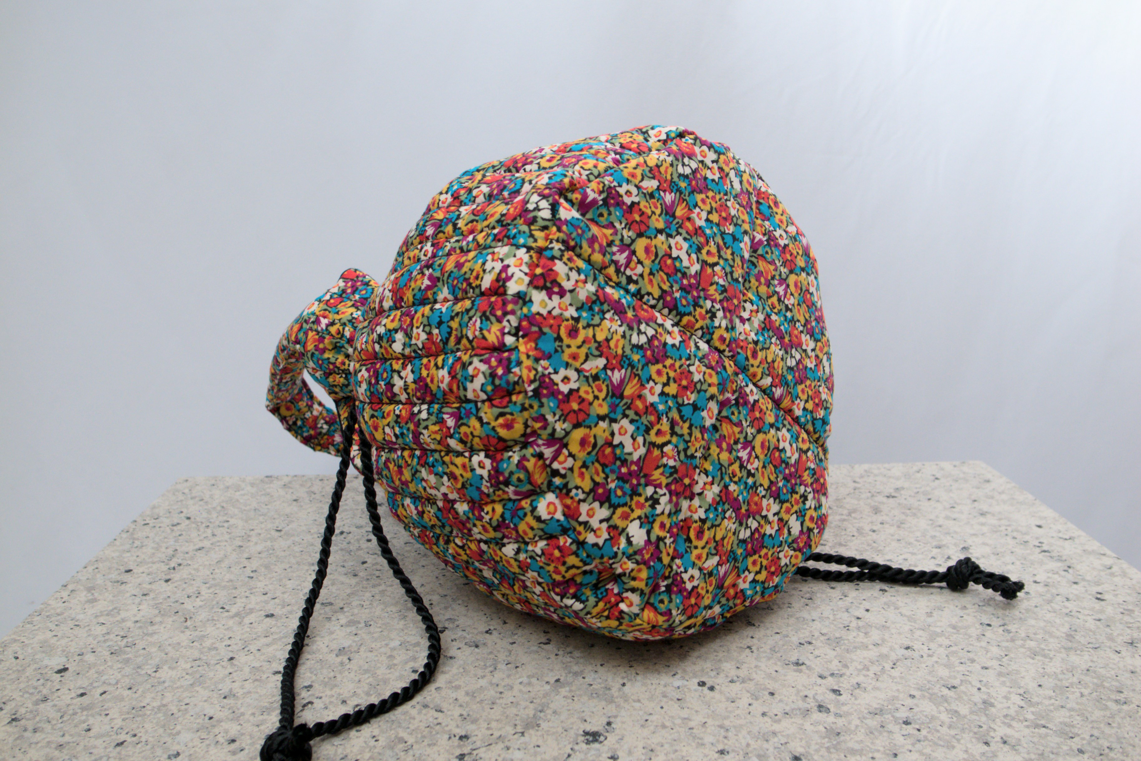 run run bag【アリス・ビクトリア】- リバティ生地  × キルト×  帆布 -