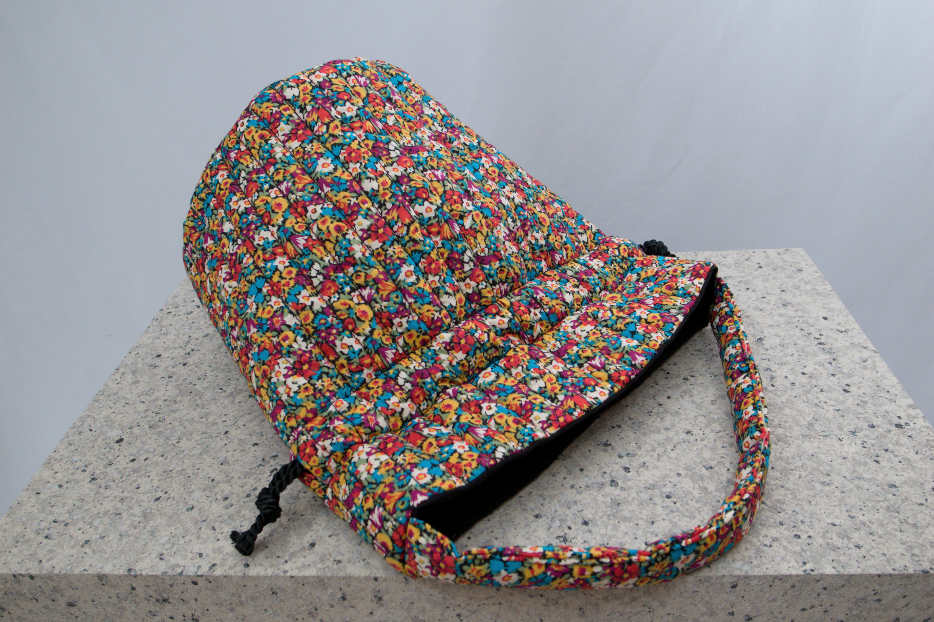 run run bag【アリス・ビクトリア】- リバティ生地  × キルト×  帆布 -