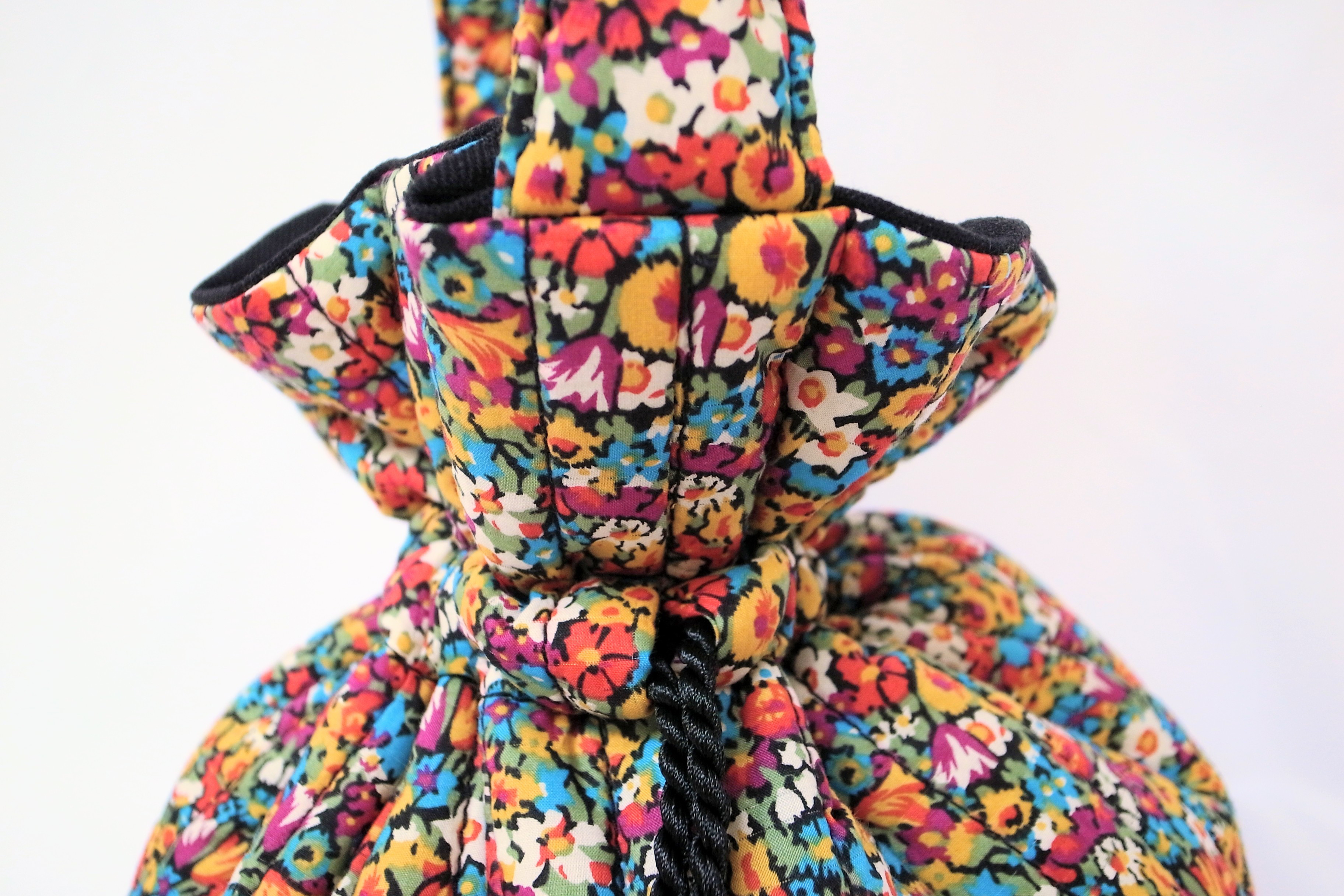 run run bag【アリス・ビクトリア】- リバティ生地  × キルト×  帆布 -