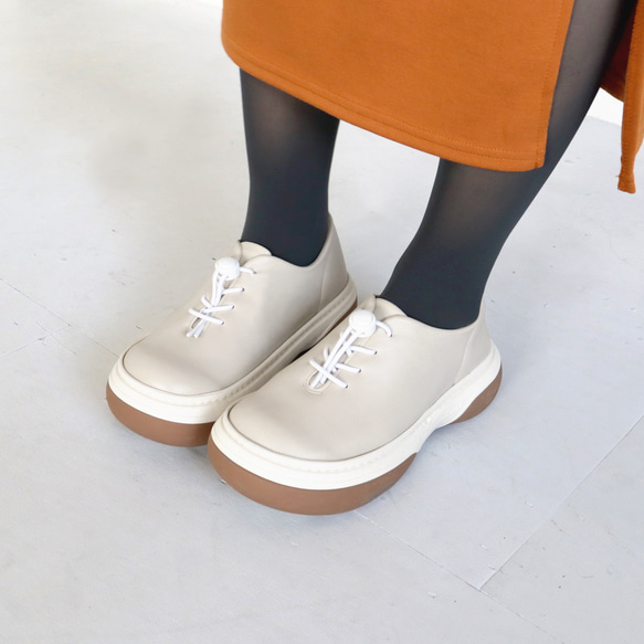 コードストッパー付き ゴム紐シューズ レディース RegettaCanoe-リゲッタカヌー- CJFT-006 4枚目の画像