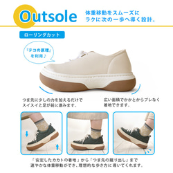 コードストッパー付き ゴム紐シューズ レディース RegettaCanoe-リゲッタカヌー- CJFT-006 14枚目の画像