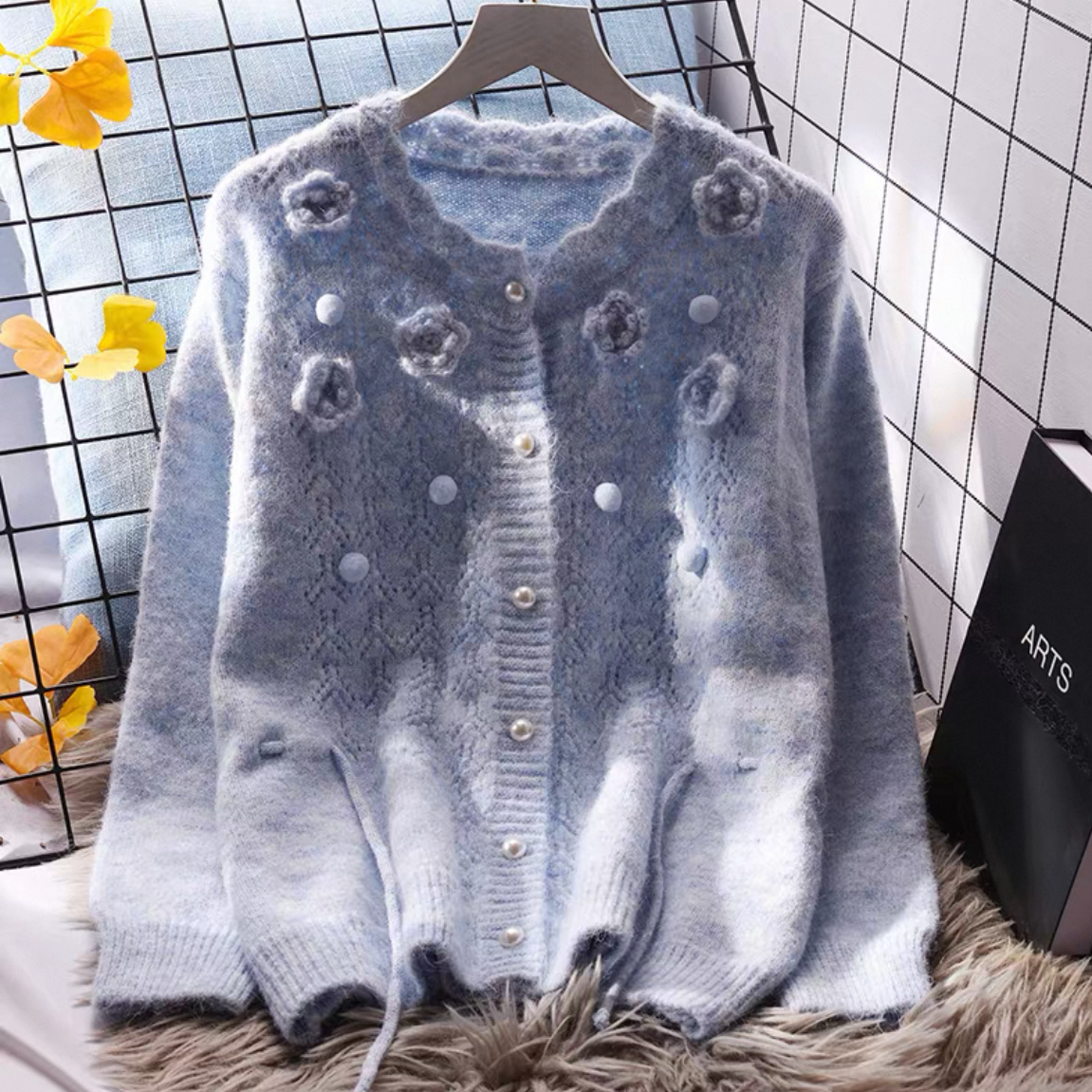 無地カーディガン、前開きニットセーター、前開きカーディガン、無地ニットセーター、ジャケット、レディース、冬、防寒対策