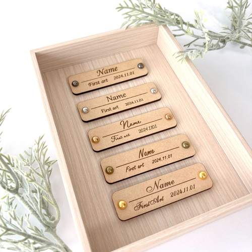 ファーストアートキャンバスセット ネームタグ 名前入りオーダー