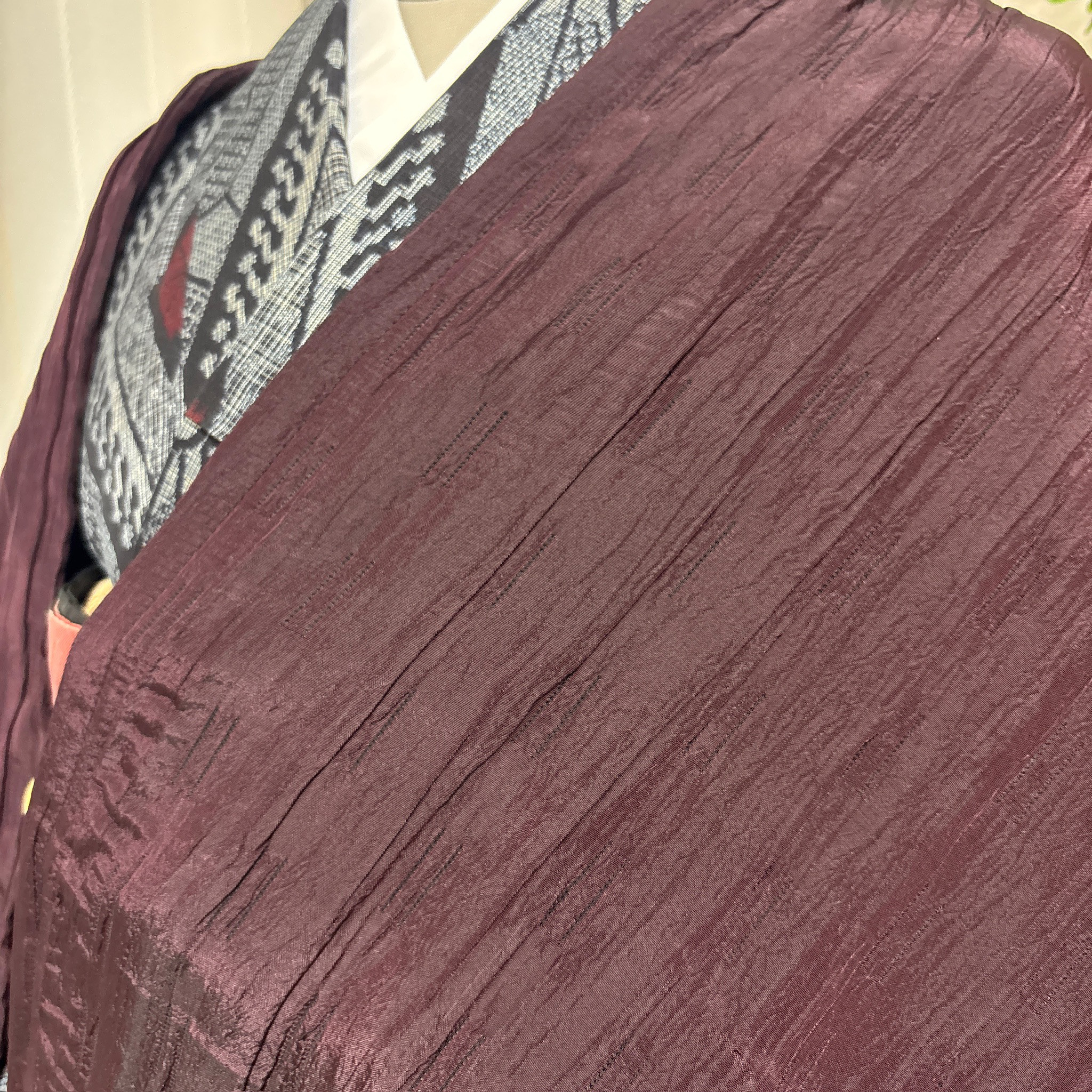 c5730 モモンガコート　塵除け　羽織　長羽織　防寒　着物　コート