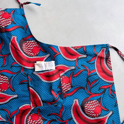 アフリカンワックスプリント エプロン Banana エプロン THOKOZILE 通販