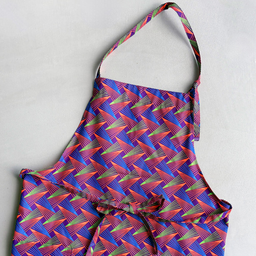 アフリカンワックスプリント エプロン Shweshwe pattern エプロン