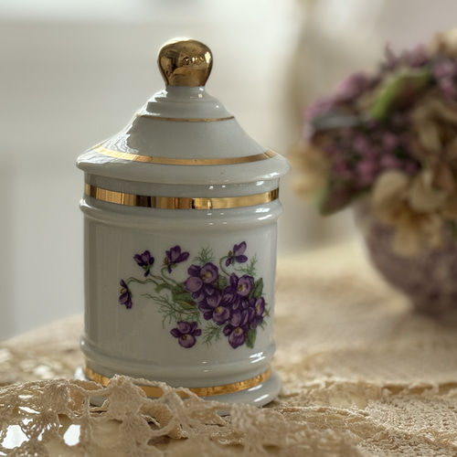 1910年代フランスのアンティークボックス　紫陽花 1910年代フランスのアンティークボックス B 1910年代フランスの