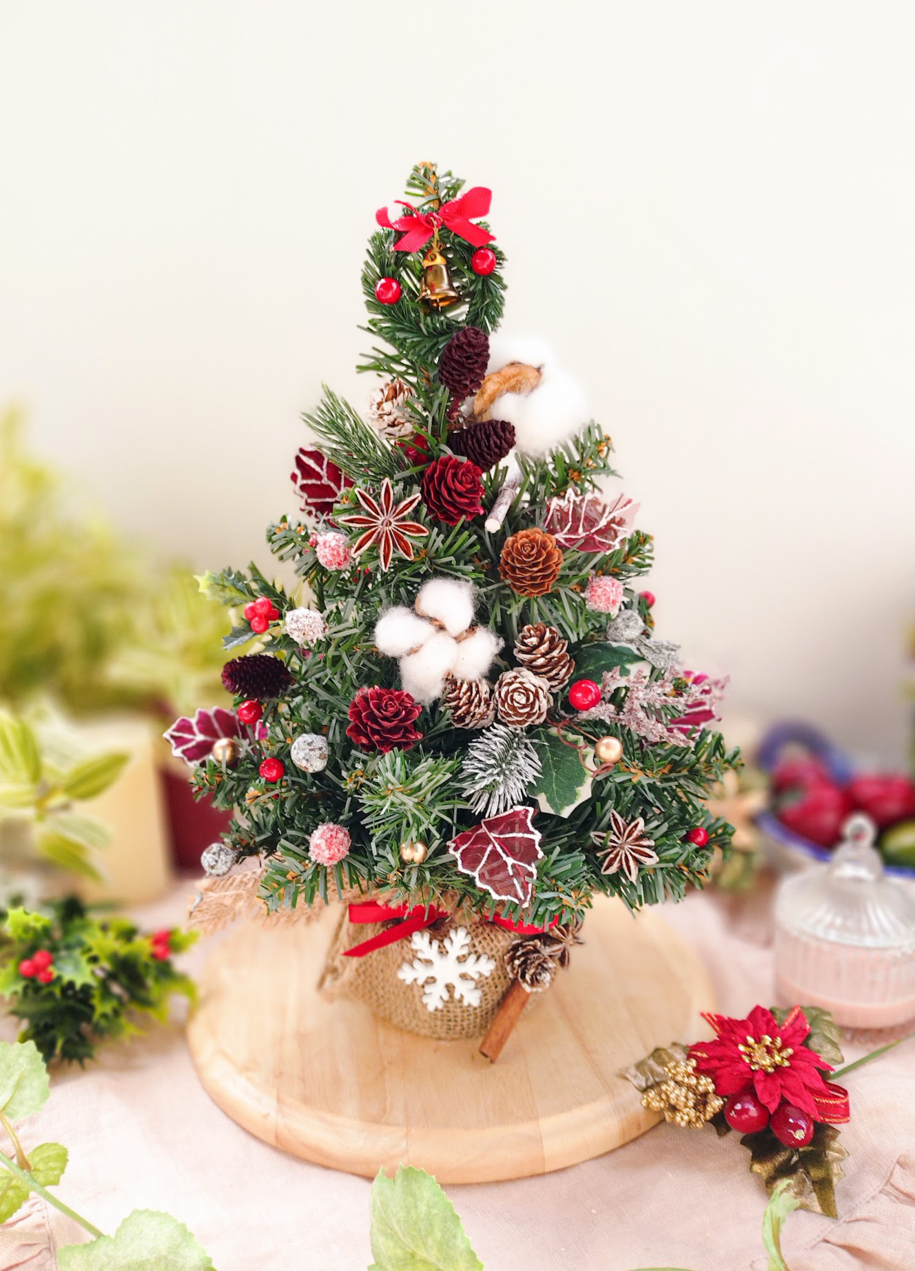 【再販】夢みる森のクリスマスツリー♡大人可愛い♡遊び心♡夢みる心♡毎年飾れる♡Creemaクリスマス2025♡