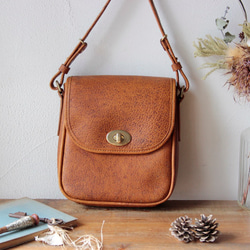 受注製作品 Kudu leather (クードゥーレザー)ミニショルダーバッグ