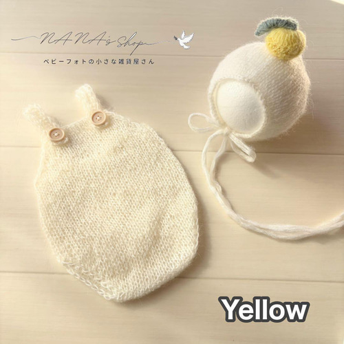 オレンジ♪鏡餅ボンネット ロンパースセット ニューボーンフォト撮影