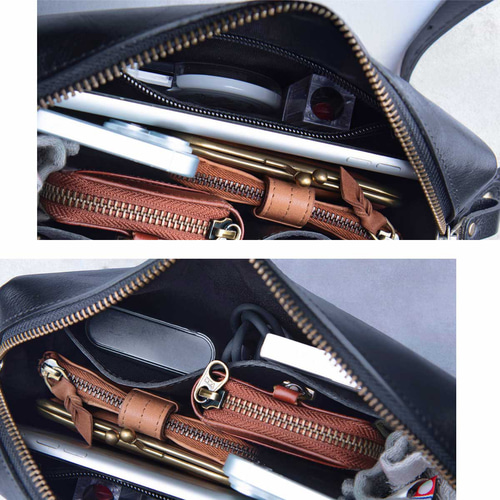 ショルダーバッグ 本革 イタリアンレザー 収納 大容量 斜めがけ バッグ