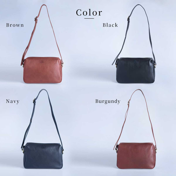 義大利真皮單肩包，大容量，斜背包，Virano，棕色，HAB043 第16張的照片