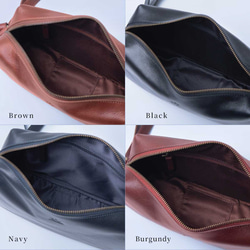 義大利真皮單肩包，大容量，斜背包，Virano，棕色，HAB043 第17張的照片